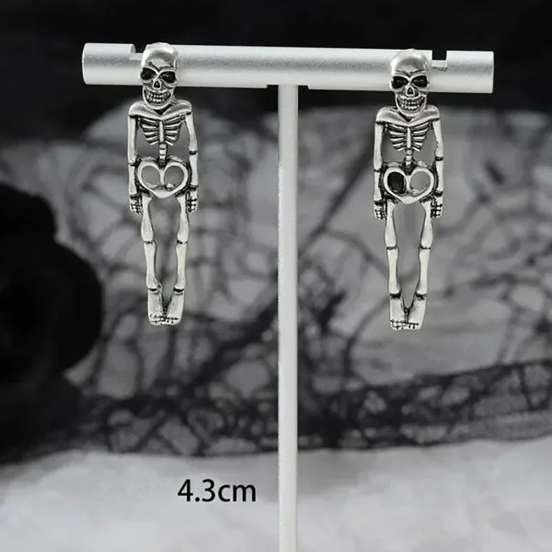 Skeleton Drop Earrings
