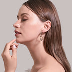 Silver Skull Drop Earrings for Men or Women