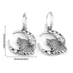Viking Fenrir Drop Earrings