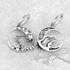 Viking Fenrir Drop Earrings