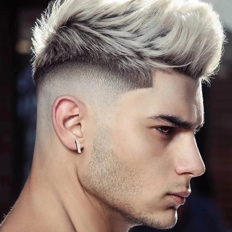 Viking Runic Earrings for Men and Women, Nordic Silver