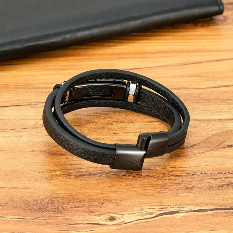 Eagle Leather Bracelet for Men