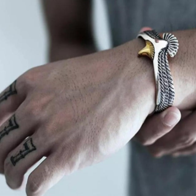 Eagle Bracelet Men Women Gold