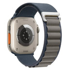 Apple Watch Sport Loop Band grey blue
