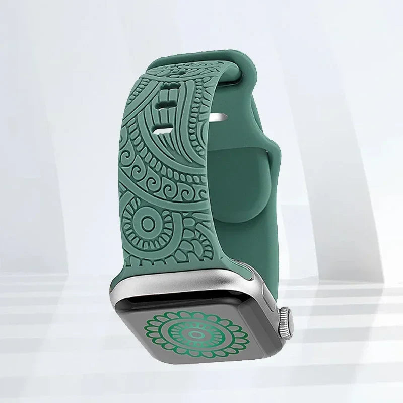 Apple Watch Patterned Strap green