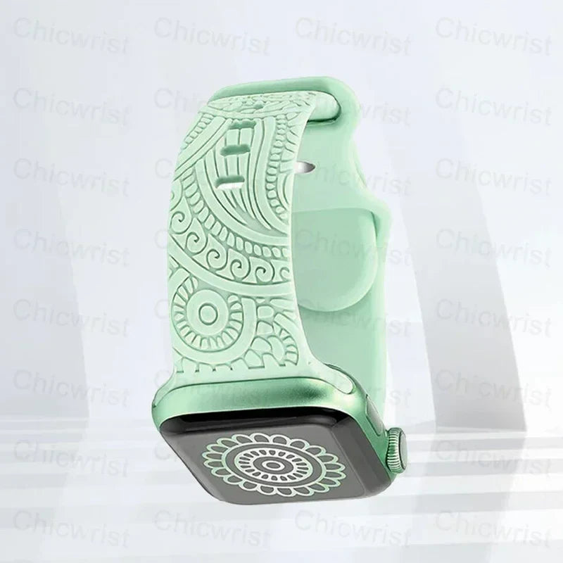 Apple Watch Patterned Strap green