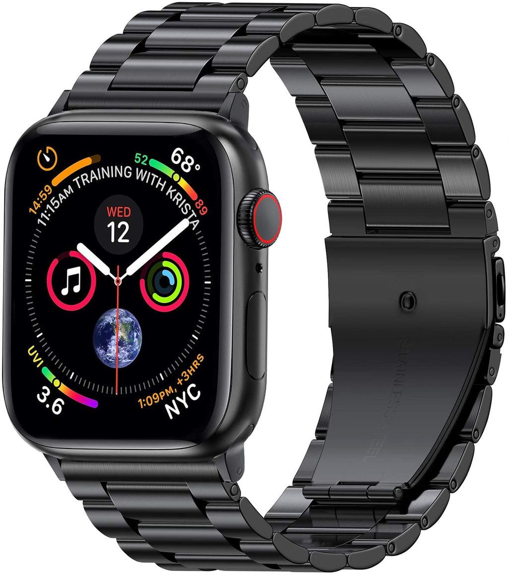 Ultra Durable Steel Apple Watch Band black