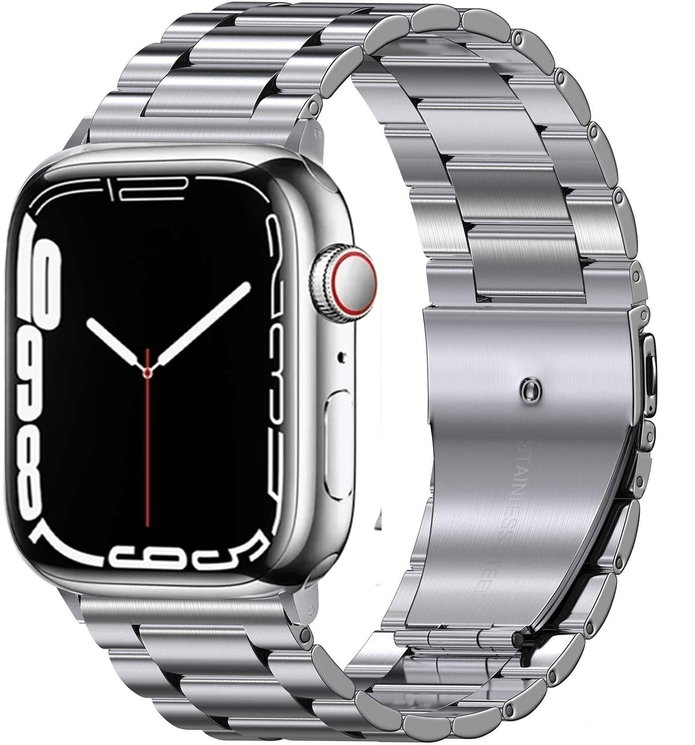 Ultra Durable Steel Apple Watch Band silver