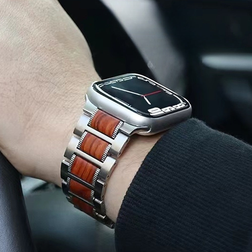 Wooden Apple Watch Bracelet