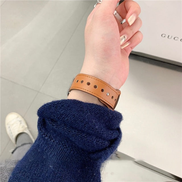 Apple Watch Leather Bracelet