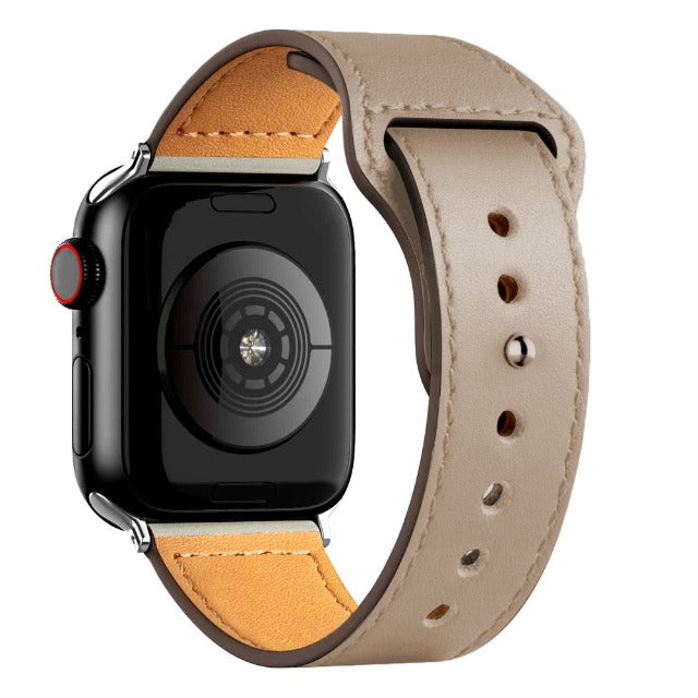 Off-white Apple Watch Leather Bracelet