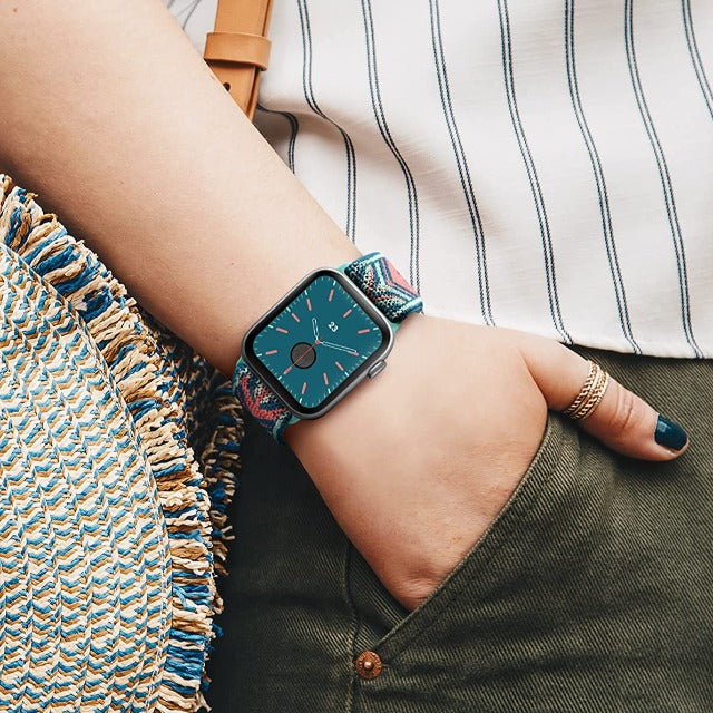 Woven Nylon Apple Watch Band
