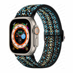 Woven Nylon Apple Watch Band turquoise