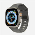 Grey Surgical Silicone Apple Watch Band
