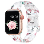 Floral Print Women's Apple Watch Bracelet