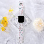 Floral Print Women's Apple Watch Bracelet