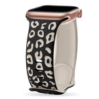 Beige Black Leopard Apple Watch Strap