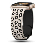 Light Beige Leopard Apple Watch Strap