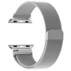 Silver Magnetic Stainless Steel Apple Watch Band
