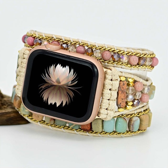 Natural Stone Apple Watch Bracelet bohemian
