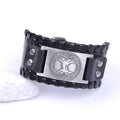 Black and Silver Tree of Life Bracelet for Men