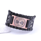 Black and Copper Tree of Life Bracelet for Men