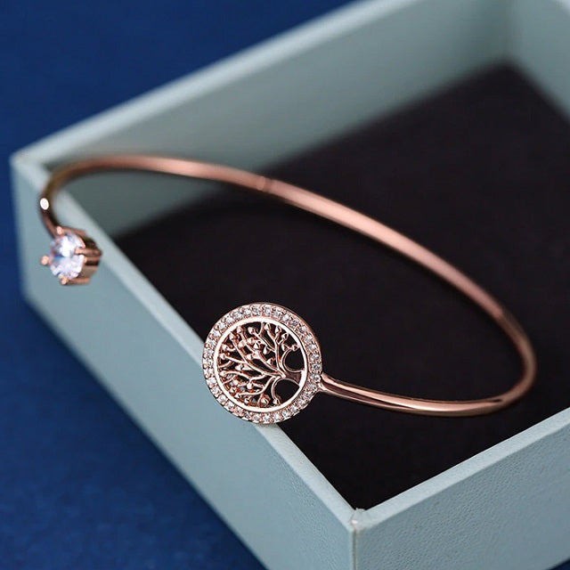Tree of Life Bracelet Gold - Silver - Copper rose gold