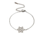 Women’s Metatron’s Cube bracelet silver