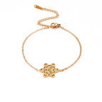 Women’s Metatron’s Cube bracelet gold