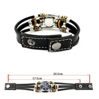 Archangel Metatron Leather ID Bracelet