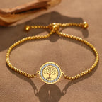 Bracelet with Gold Tree of Life