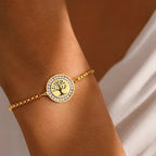 Bracelet with Gold Tree of Life