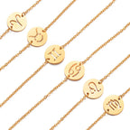 Bracelet with Astrological Zodiac Sign Pendant
