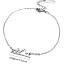 Bracelet with Mountain Pendant for Women