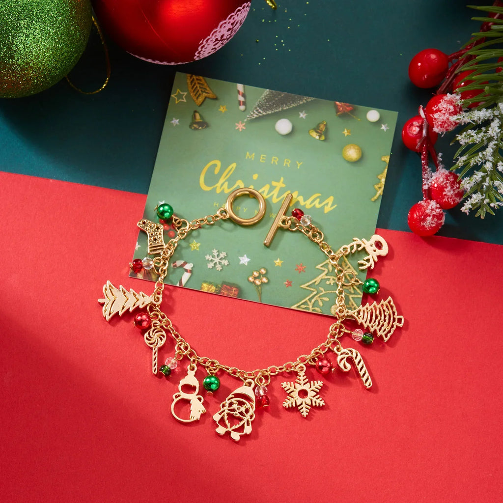 Bracelet with Christmas Charms