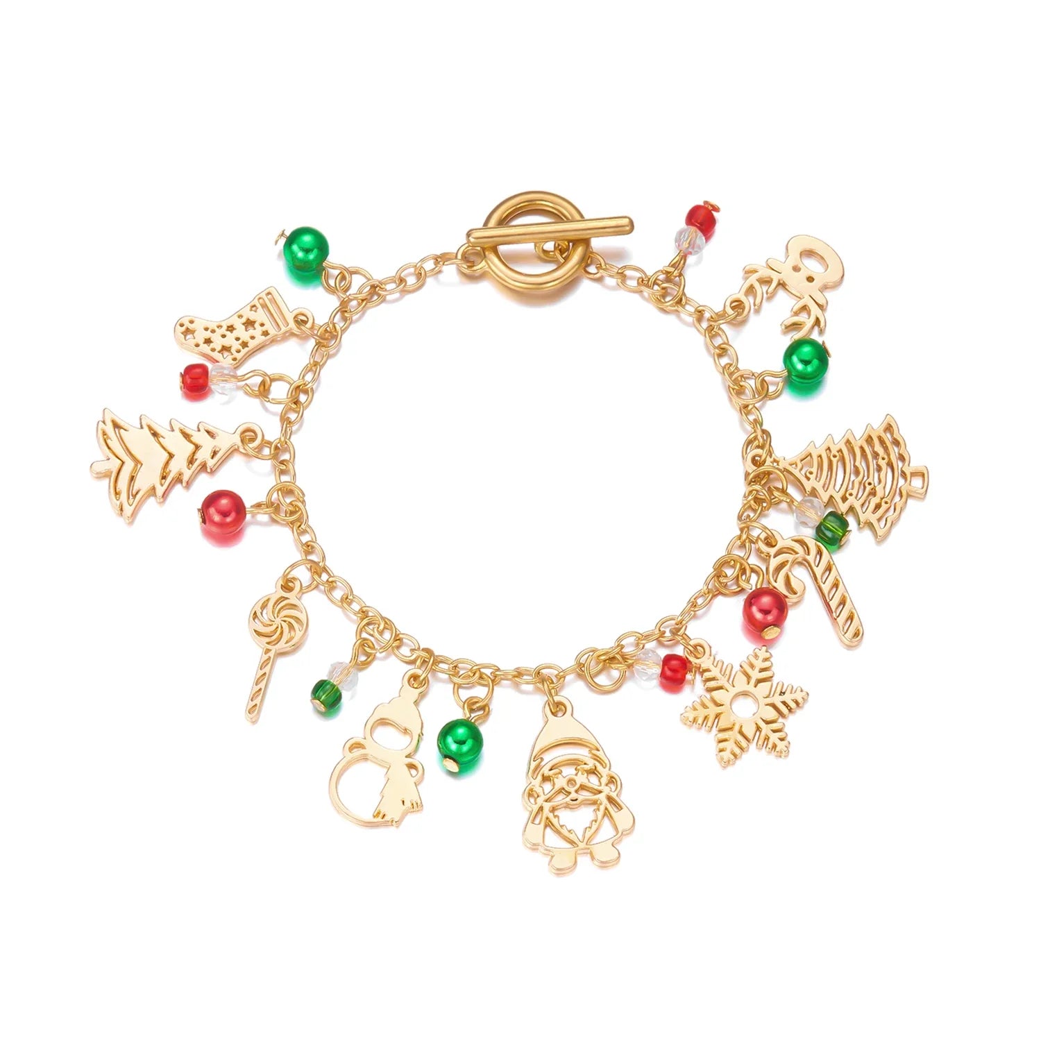 Bracelet with Christmas Charms