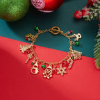 Bracelet with Christmas Charms