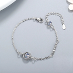 Bracelet with Moonstone Zircon