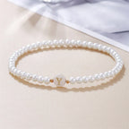 White bracelet initial Y
