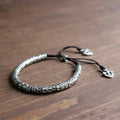Sculpted Buddhist Amulet Chain Bracelet