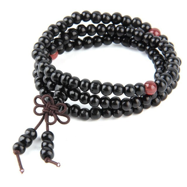 Black Buddhist Lucky Bracelet