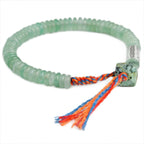 Tibetan Buddhist Beaded Bracelet in Aventurine