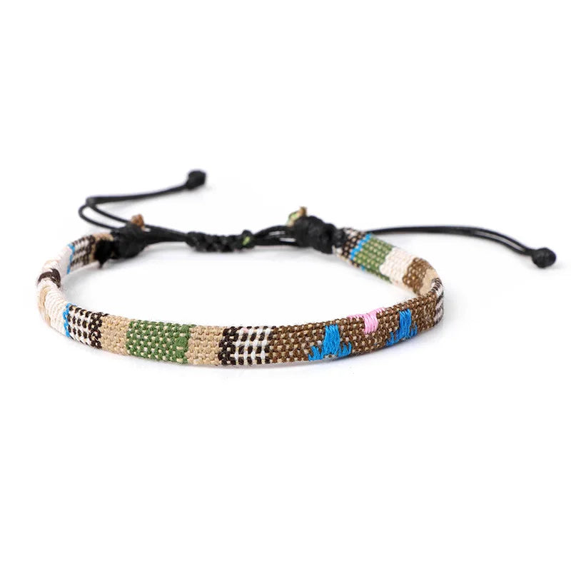 Braided Handmade Brazilian Friendship Bracelet brown
