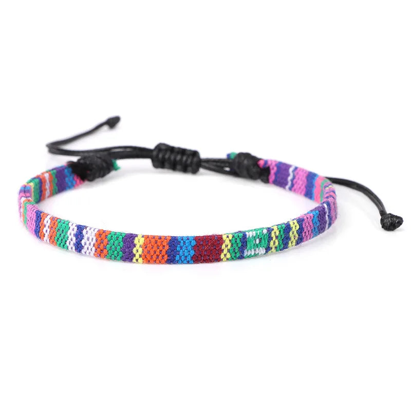 Braided Handmade Brazilian Friendship Bracelet purple