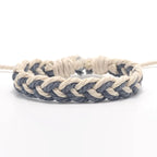 Artisanal Brazilian Bracelet Natural Colors grey