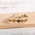Boho Brazilian Handcrafted Embroidered Bracelet beige