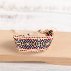 Boho Brazilian Handcrafted Embroidered Bracelet blue 