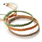 Thin Adjustable Brazilian Bracelet orange