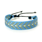 Unisex Brazilian Bracelet Vacation Style Blue