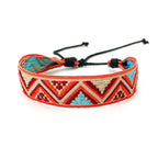Unisex Brazilian Bracelet Vacation Style Orange 